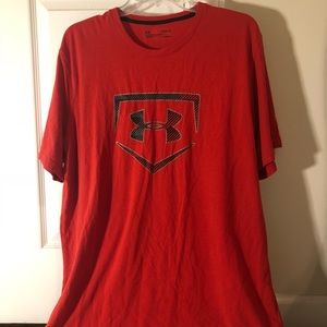 Under Armour red loose fit shirt